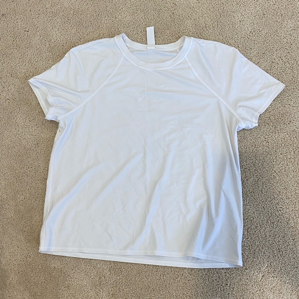 White lululemon shirt! NWOT